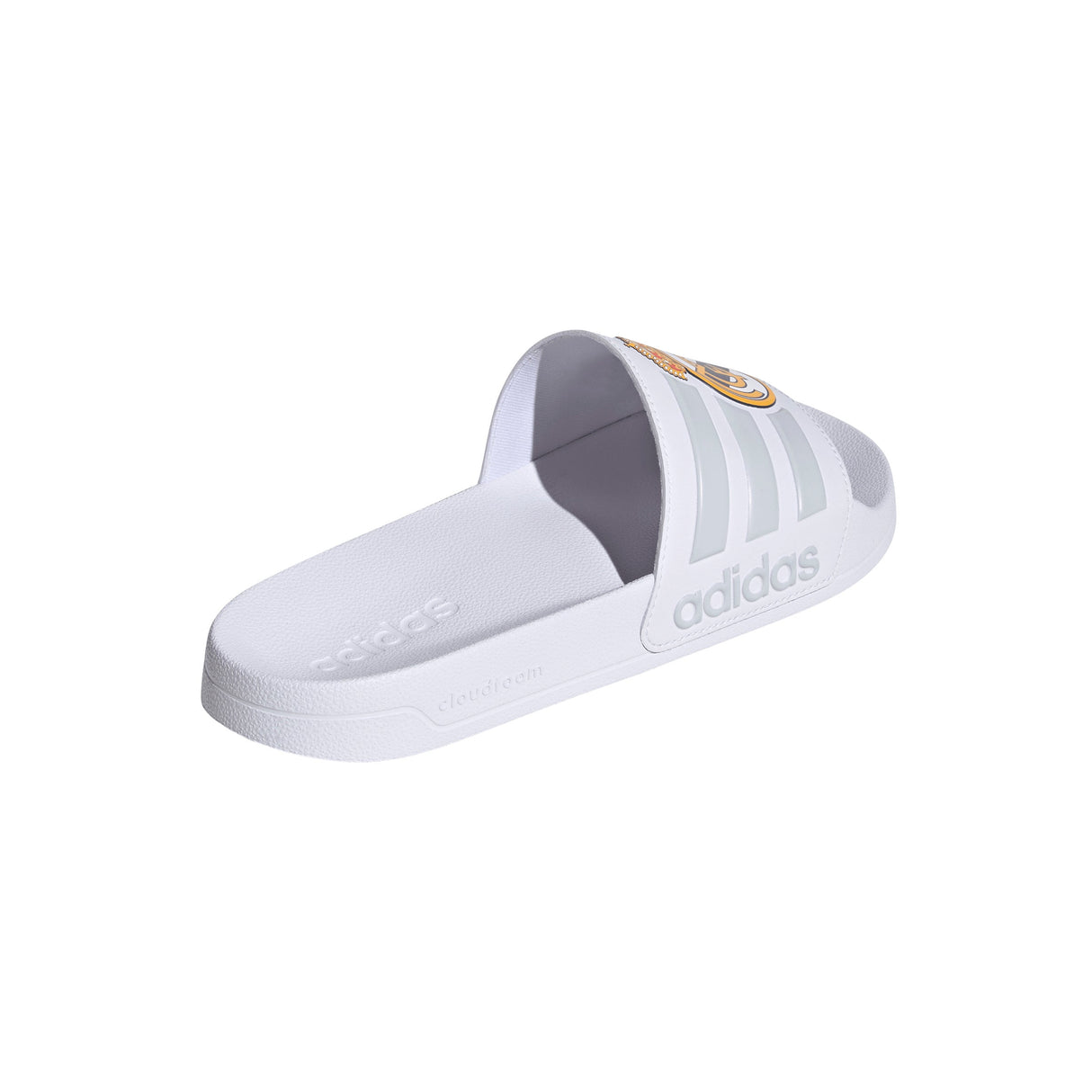 adidas Real Madrid Adilette Shower Soccer Slides - White - Best Buy Soccer