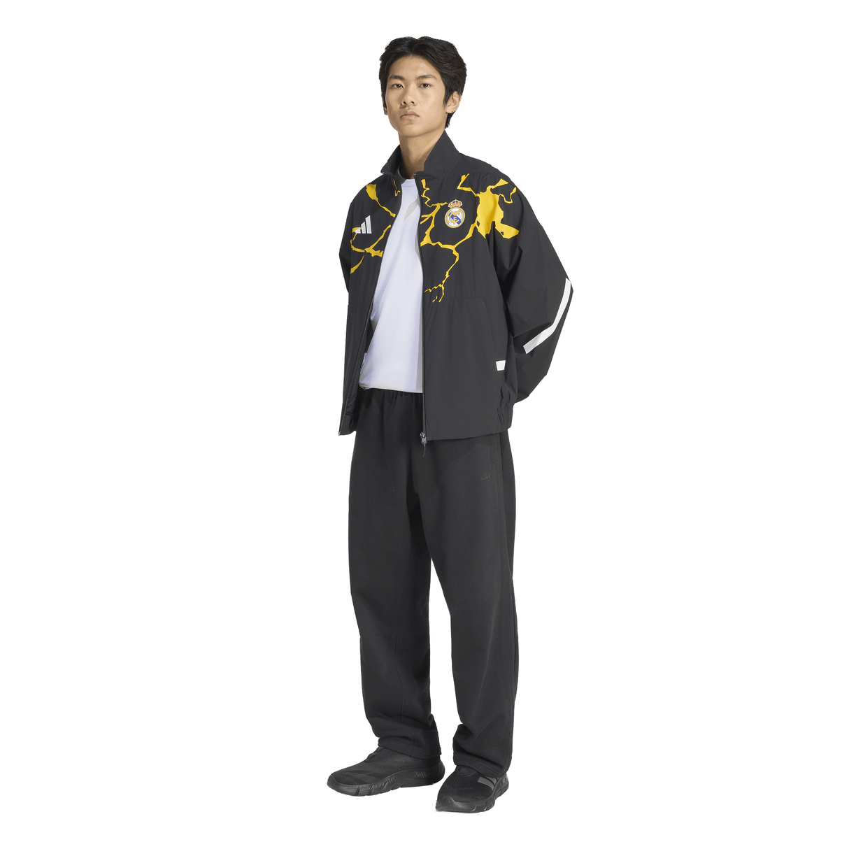 adidas Real Madrid Avengers Z.N.E Anthem Men's Soccer Jacket - Black - Best Buy Soccer