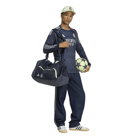 adidas Real Madrid Away Long Sleeve Men's Soccer Jersey 25/26 - Blue - Best Buy Soccer