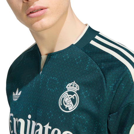 adidas Real Madrid Away Long Sleeve Men's Soccer Jersey 26/27 - Aurivy - Best Buy Soccer