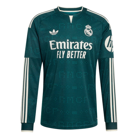 adidas Real Madrid Away Long Sleeve Men's Soccer Jersey 26/27 - Aurivy - Best Buy Soccer