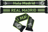 adidas Real Madrid Hala Madrid Scarf - Grey/Lime - Best Buy Soccer