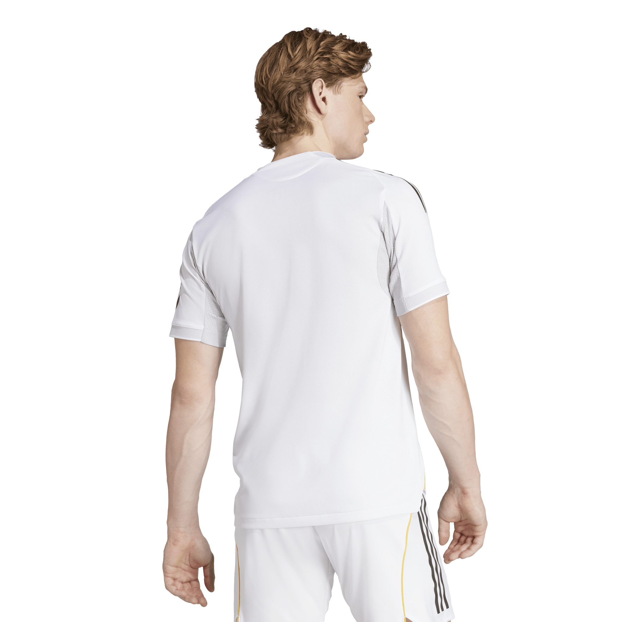 adidas Real Madrid Home Authentic Men's Soccer Jersey 25/26 - White - Best Buy Soccer