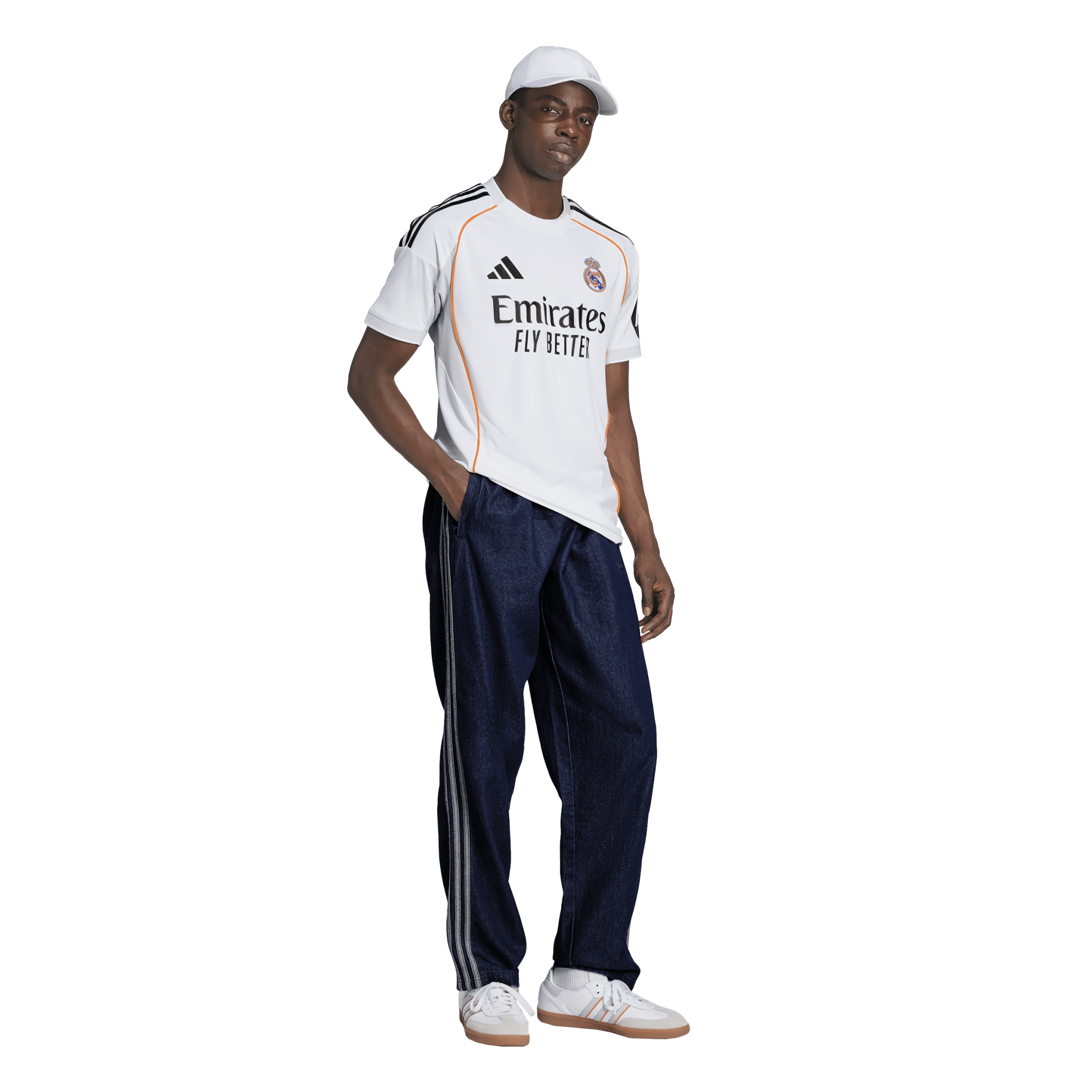 adidas Real Madrid Home Men's Soccer Jersey 25/26 - White - Best Buy Soccer