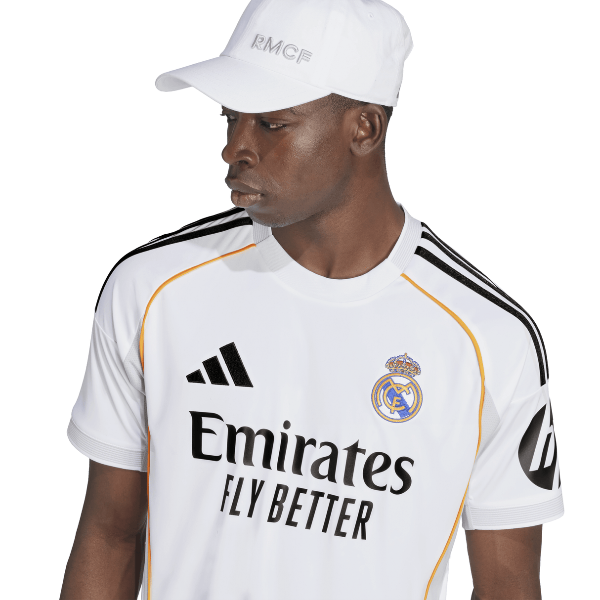 adidas Real Madrid Home Men's Soccer Jersey 25/26 - White - Best Buy Soccer