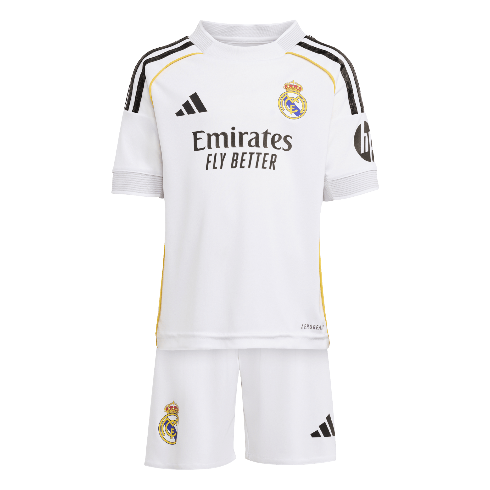 adidas Real Madrid Home Mini Kit Kids 25/26 - White - Best Buy Soccer