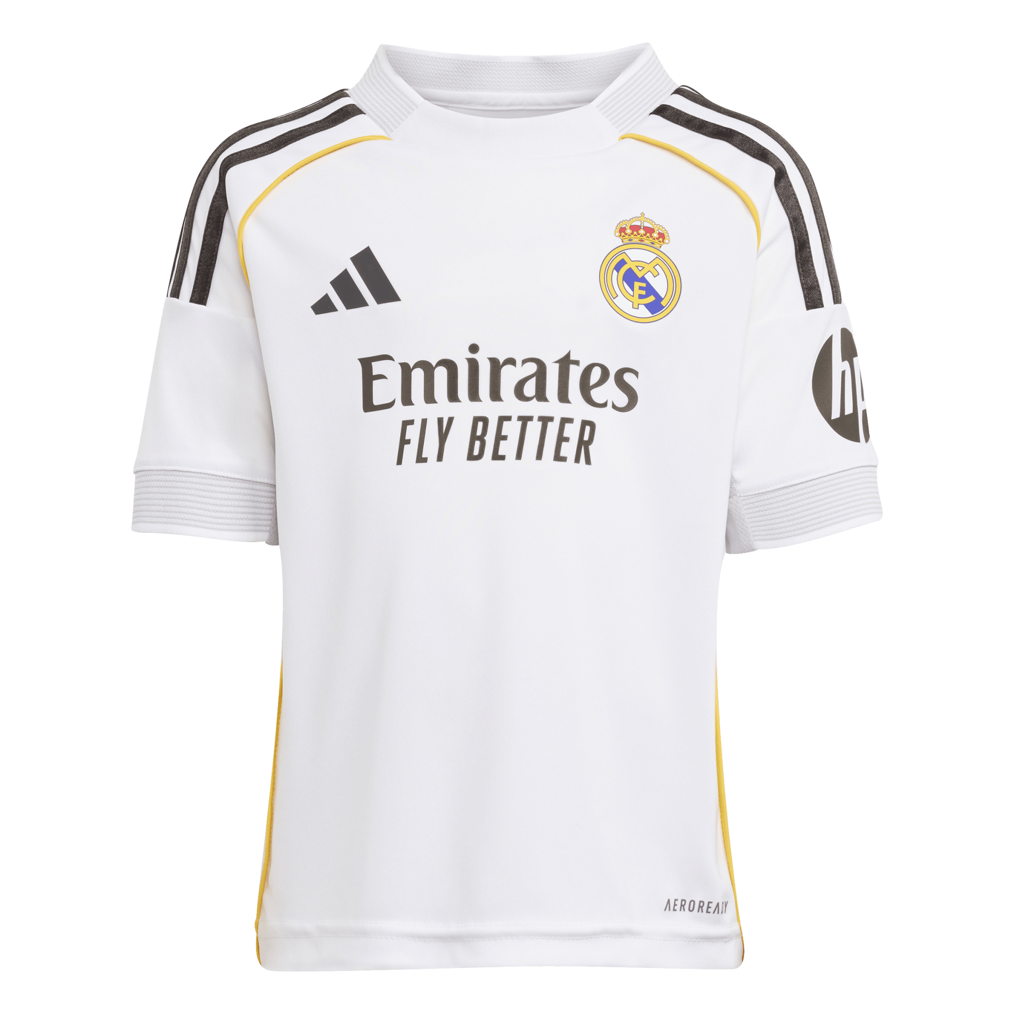 adidas Real Madrid Home Mini Kit Kids 25/26 - White - Best Buy Soccer