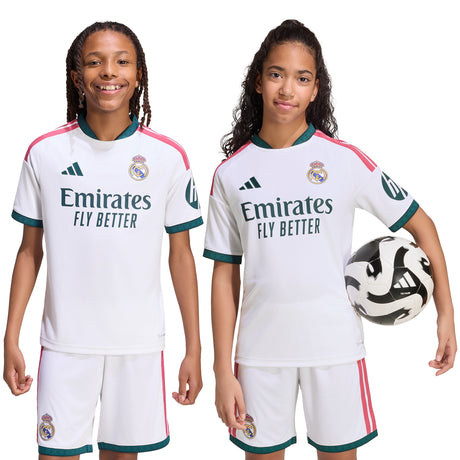 adidas Real Madrid Home Youth Soccer Jersey 26/27 - White - Best Buy Soccer