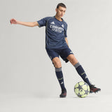 adidas Real Madrid Men's Away Authentic Soccer Jersey 25/26 - Blue - Best Buy Soccer