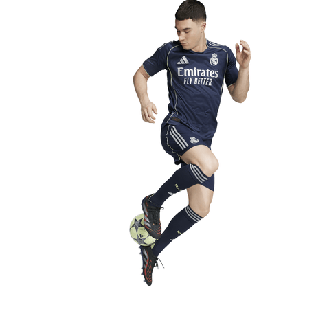 adidas Real Madrid Men's Away Authentic Soccer Jersey 25/26 - Blue - Best Buy Soccer