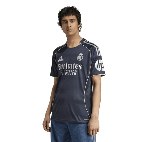 adidas Real Madrid Men's Away Soccer Jersey 25/26 - Blue - Best Buy Soccer