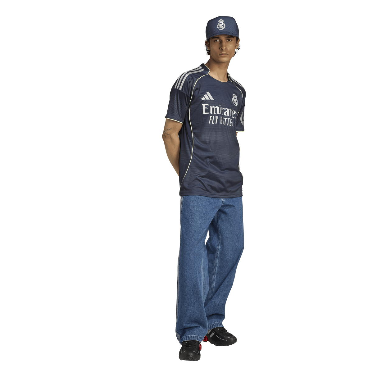 adidas Real Madrid Men's Away Soccer Jersey 25/26 - Blue - Best Buy Soccer