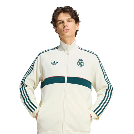 adidas Real Madrid Originals Men's Soccer Track Top - Ivory - Best Buy Soccer