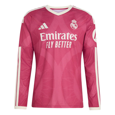 adidas Real Madrid Third Long Sleeve Men's Soccer Jersey 26/27 - Pink - Best Buy Soccer