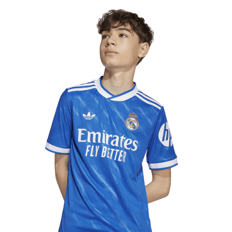 adidas Real Madrid Third Youth Soccer Jersey 25/26 - Blue - Best Buy Soccer