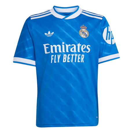 adidas Real Madrid Third Youth Soccer Jersey 25/26 - Blue - Best Buy Soccer