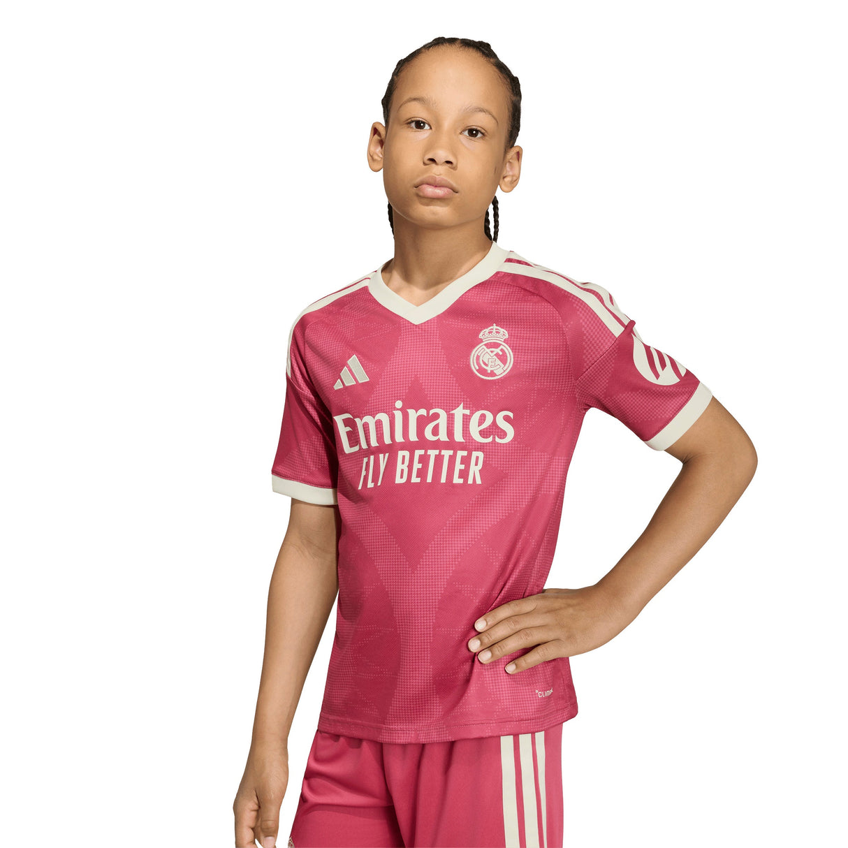 adidas Real Madrid Third Youth Soccer Jersey 26/27 - Pink - Best Buy Soccer