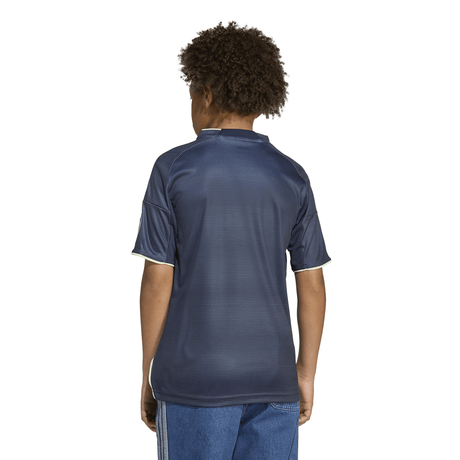 adidas Real Madrid Youth Away Soccer Jersey 25/26 - Blue - Best Buy Soccer