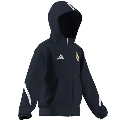 adidas Real Madrid Z.N.E. Anthem Jacket Youth - Navy - Best Buy Soccer