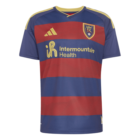 adidas Real Salt Lake Home Men's Soccer Jersey 26/27 - Red/Blue - Best Buy Soccer