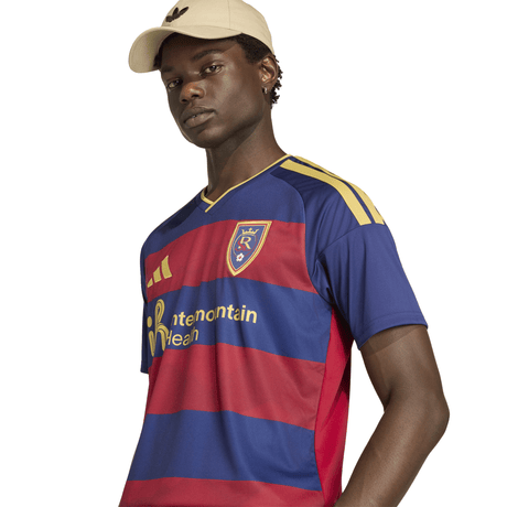 adidas Real Salt Lake Home Men's Soccer Jersey 26/27 - Red/Blue - Best Buy Soccer