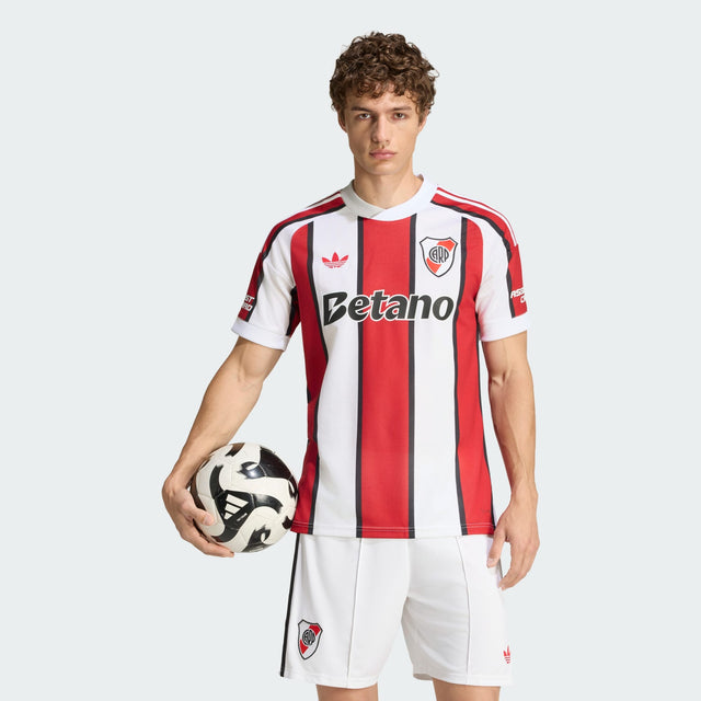 adidas River Plate Away Men's Soccer Jersey 26/27 - White/Red - Best Buy Soccer