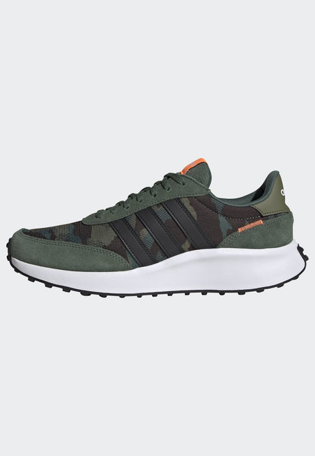 adidas Run 70s Lifestyle Running Shoes Green Oxide/Black/Screaming Orange - Best Buy Soccer