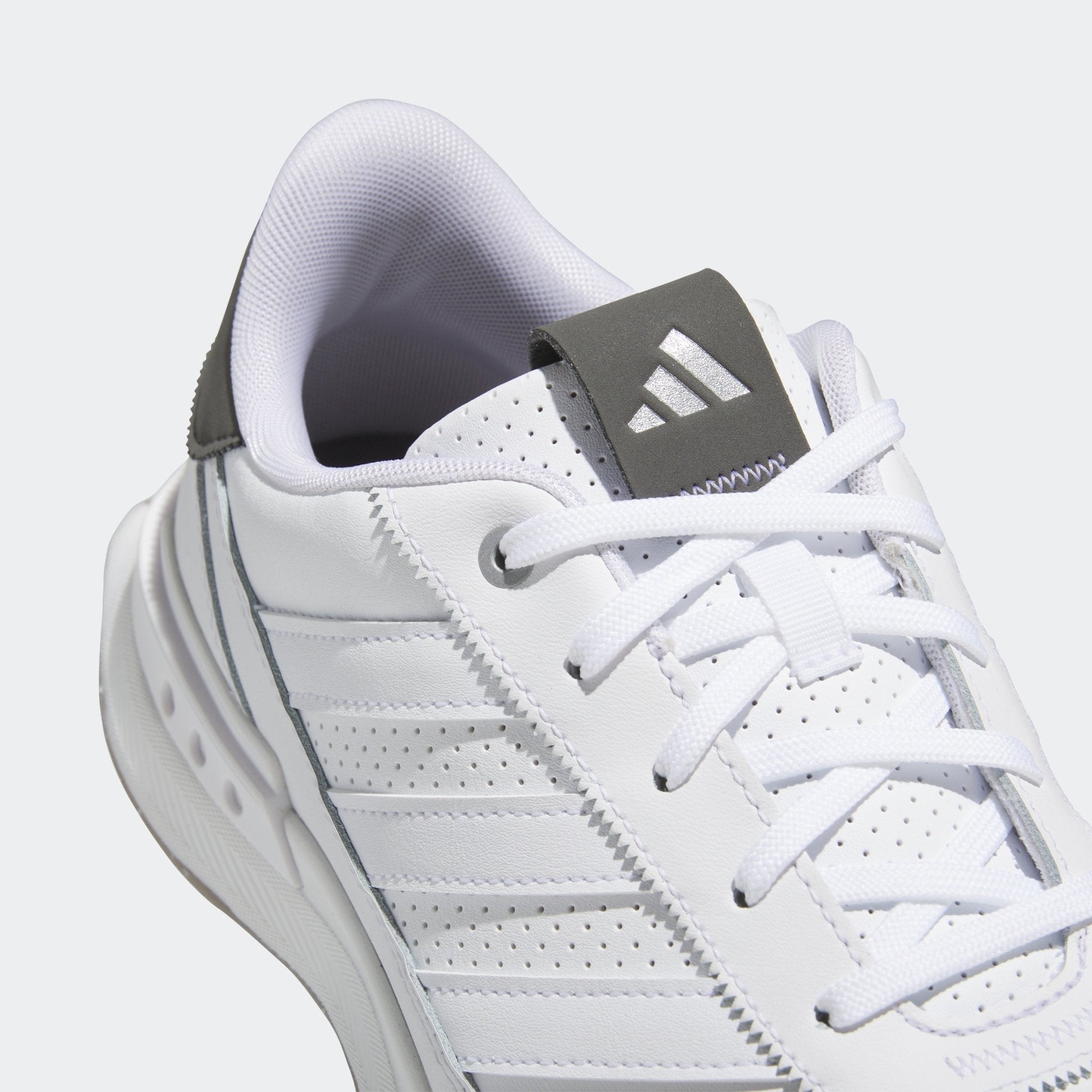 adidas S2G 24 Leather Spikeless Golf Shoes White/White/Charcoal - Best Buy Soccer