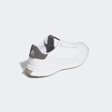adidas S2G 24 Leather Spikeless Golf Shoes White/White/Charcoal - Best Buy Soccer