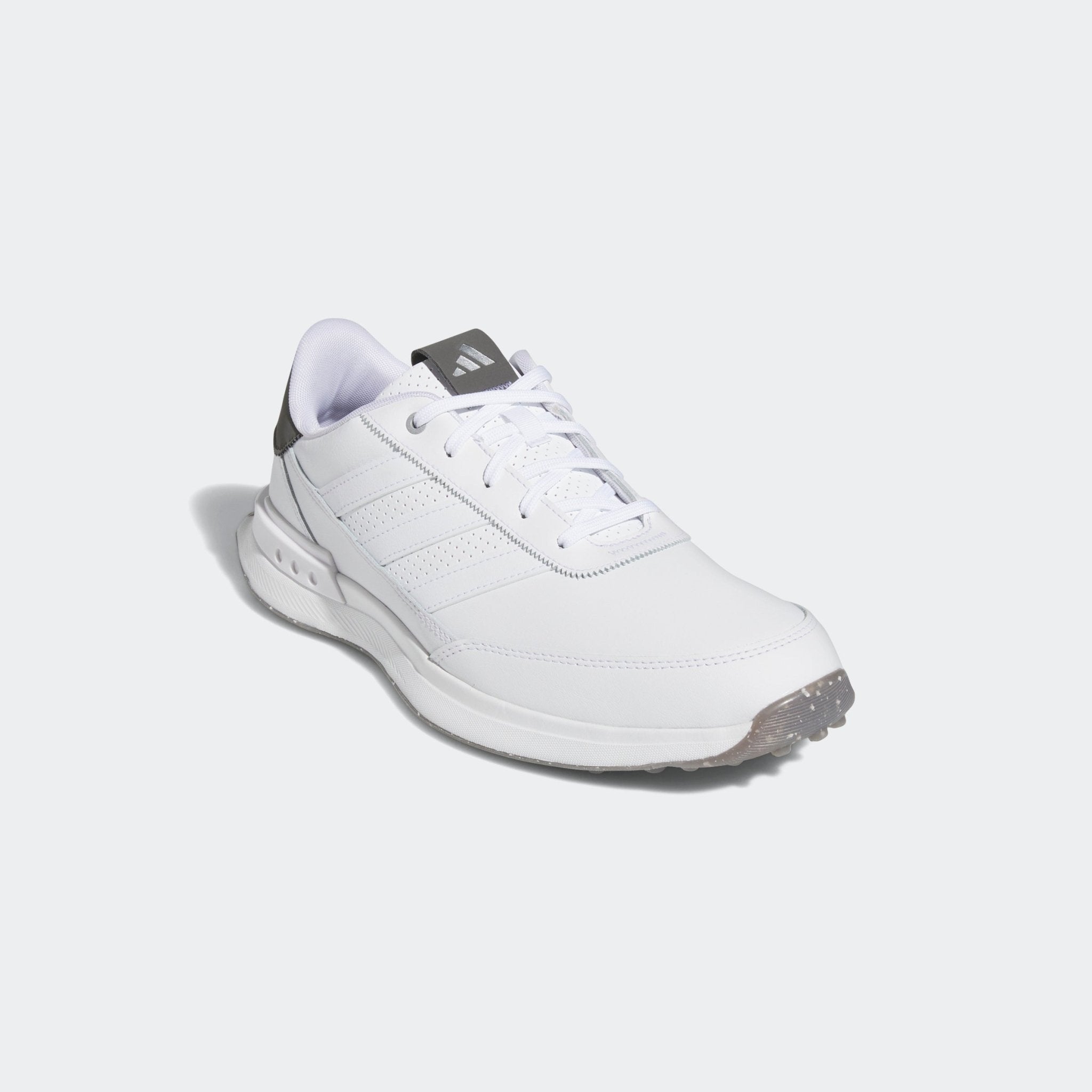 adidas S2G 24 Leather Spikeless Golf Shoes White/White/Charcoal - Best Buy Soccer
