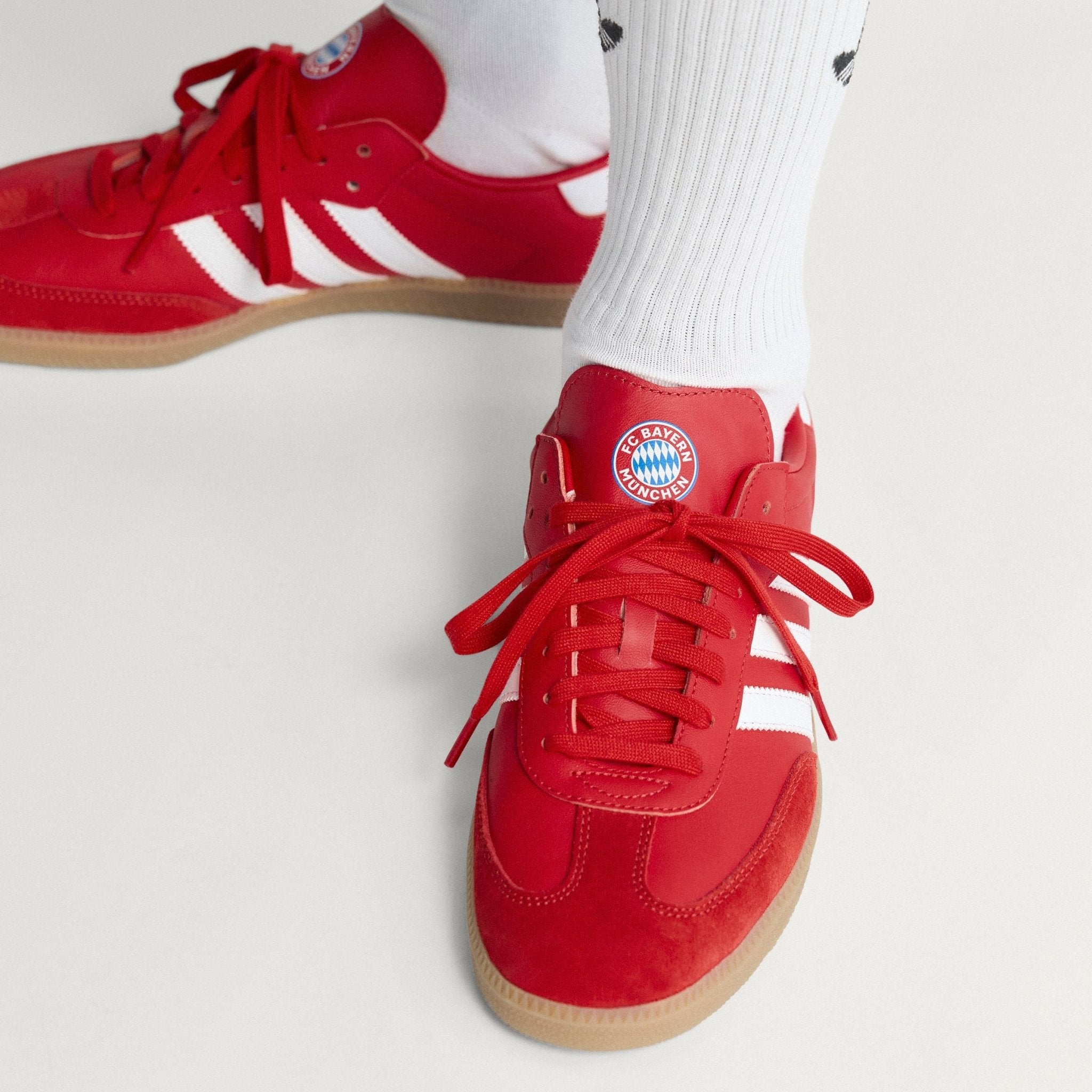 adidas Samba FC Bayern Shoes - Red/White - Best Buy Soccer