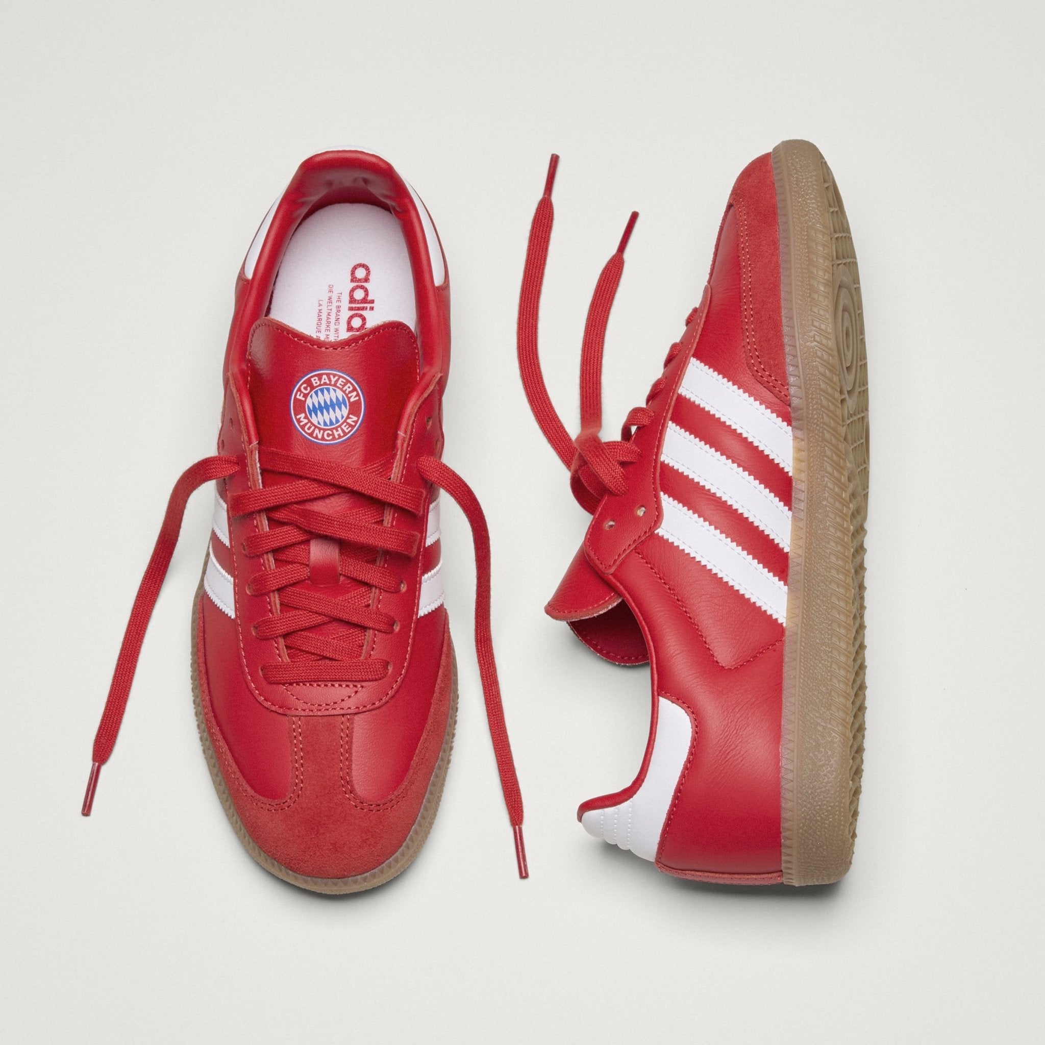 adidas Samba FC Bayern Shoes - Red/White - Best Buy Soccer