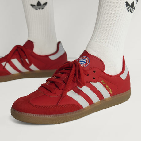 adidas Samba FC Bayern Shoes - Red/White - Best Buy Soccer