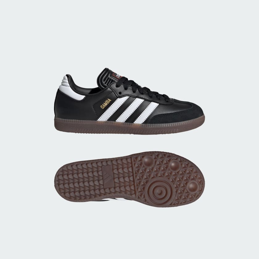 adidas Samba IN Indoor Youth Soccer Shoes - Black/White - Best Buy Soccer