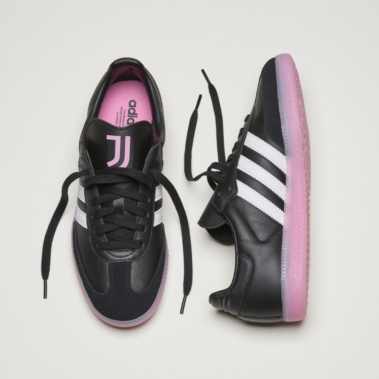 adidas Samba Juventus IN Men's Soccer Shoes - Black/White/Pink - Best Buy Soccer