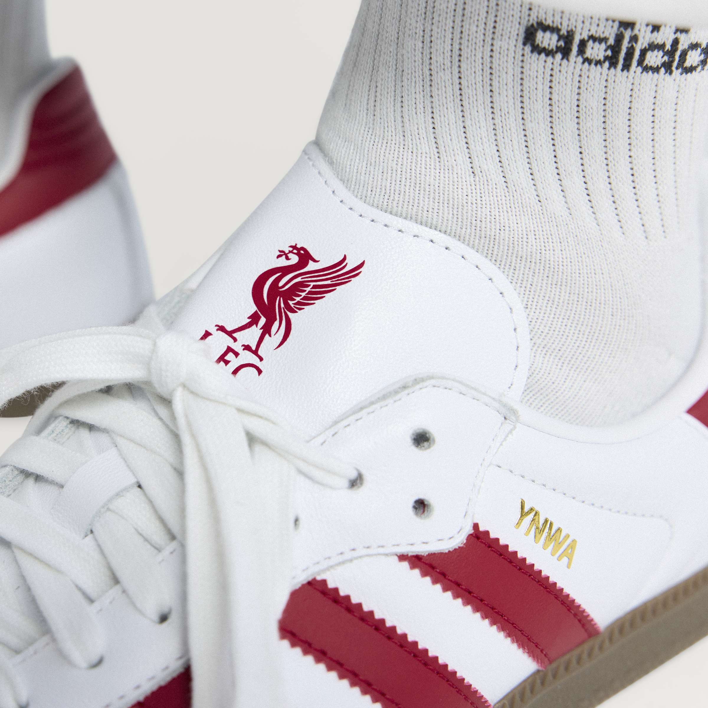 adidas Samba Liverpool FC Shoes - White/Red - Best Buy Soccer