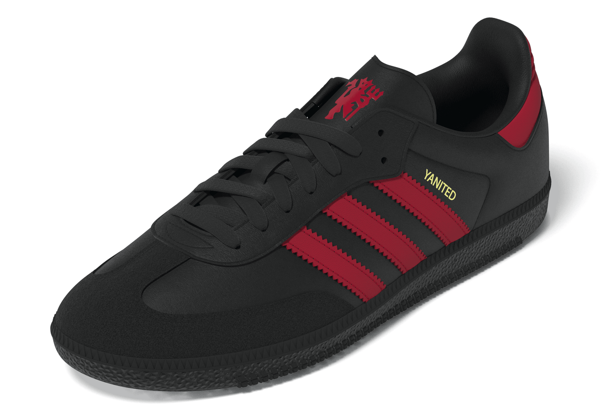 adidas Samba Manchester United IN Men's Soccer Shoes - Black/Red - Best Buy Soccer