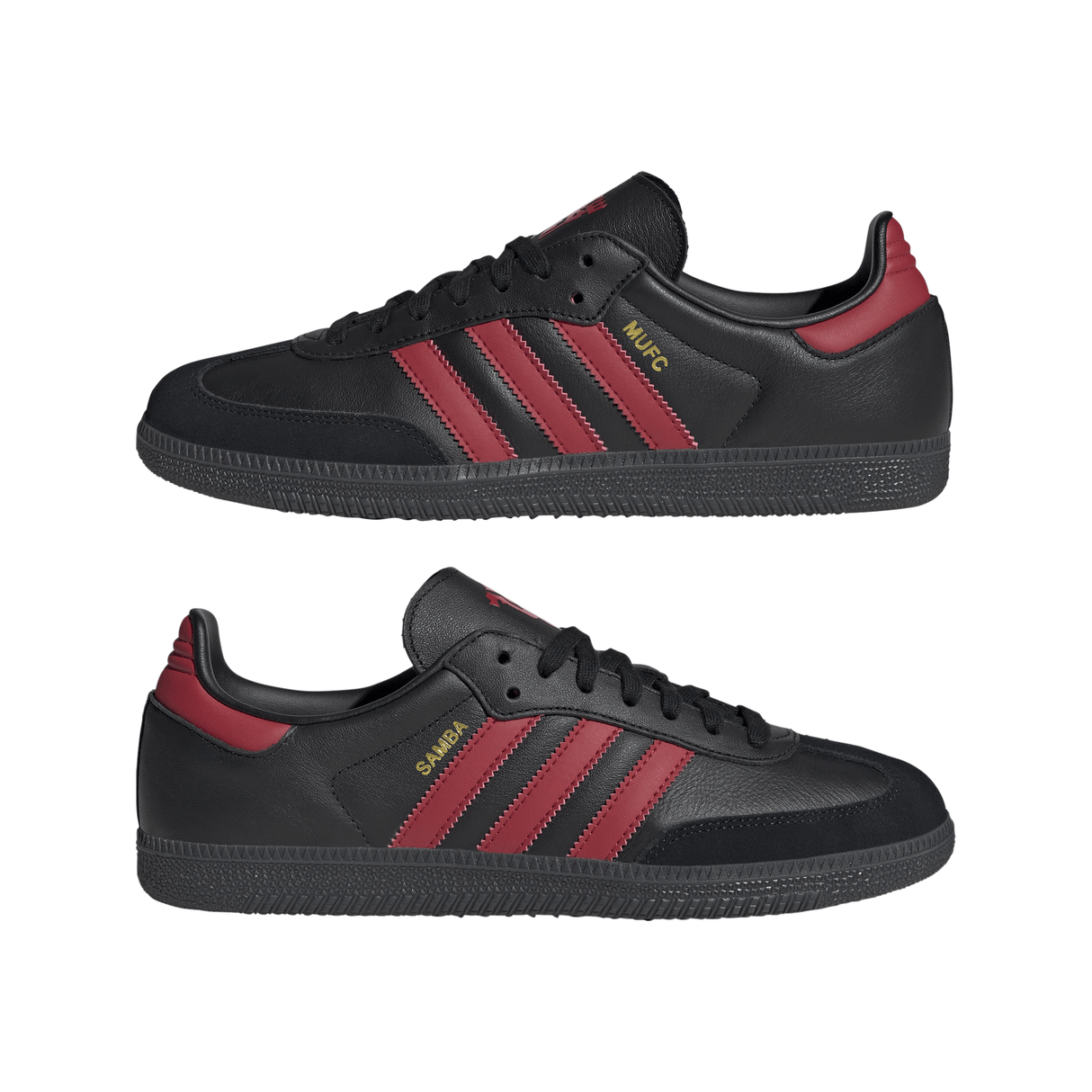 adidas Samba Manchester United IN Men's Soccer Shoes - Black/Red - Best Buy Soccer
