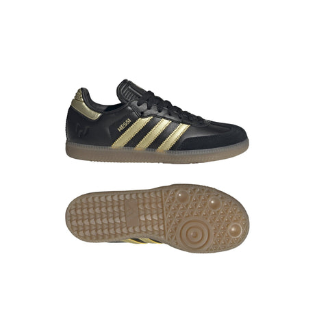 adidas Samba Messi Indoor Soccer Shoes - Black/Gold - Best Buy Soccer