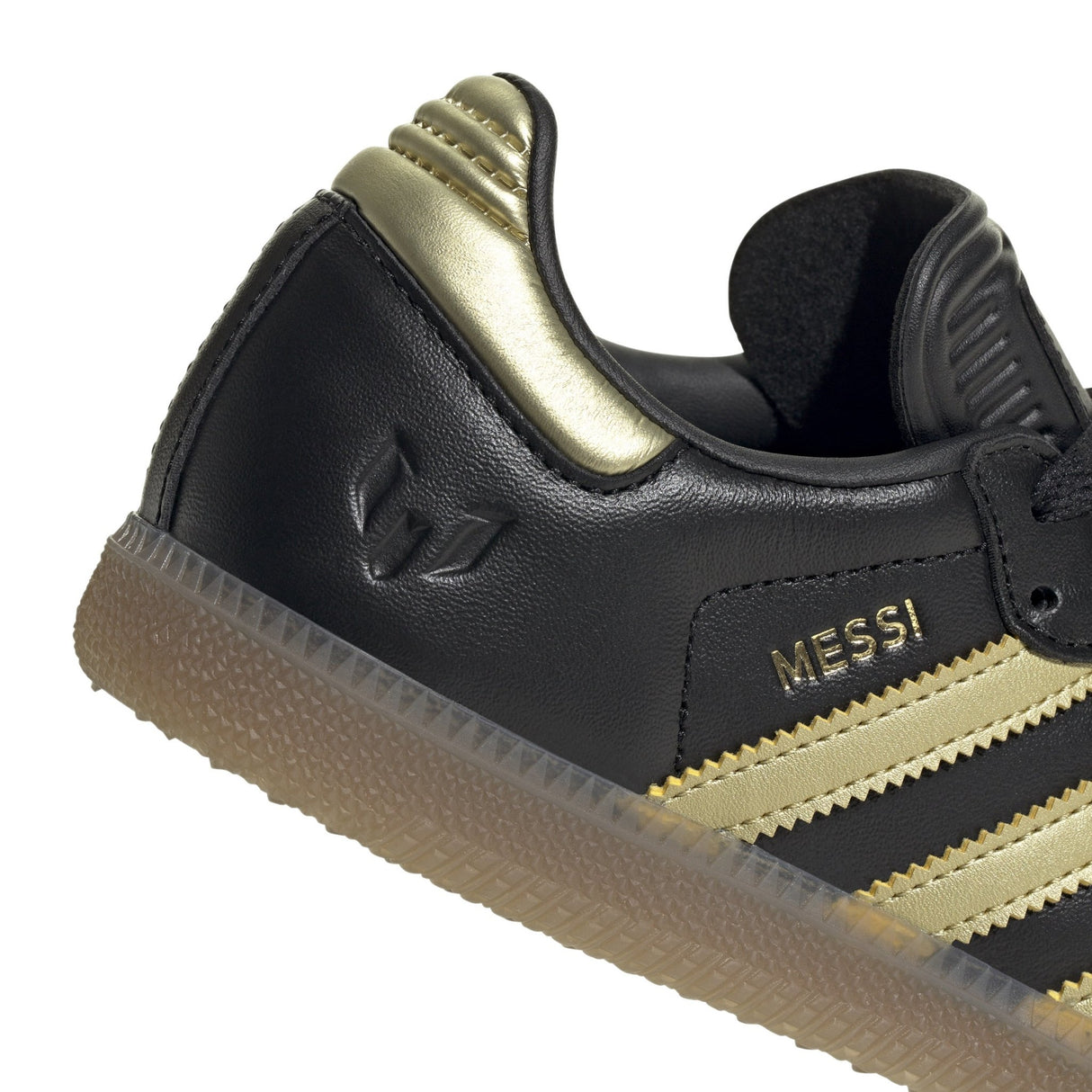 adidas Samba Messi Indoor Soccer Shoes - Black/Gold - Best Buy Soccer