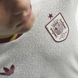 adidas Spain Away Authentic Men's Soccer Jersey 2026 - White - Best Buy Soccer