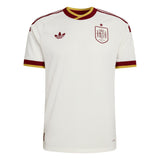 adidas Spain Away Authentic Men's Soccer Jersey 2026 - White - Best Buy Soccer