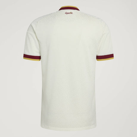 adidas Spain Away Authentic Men's Soccer Jersey 2026 - White - Best Buy Soccer