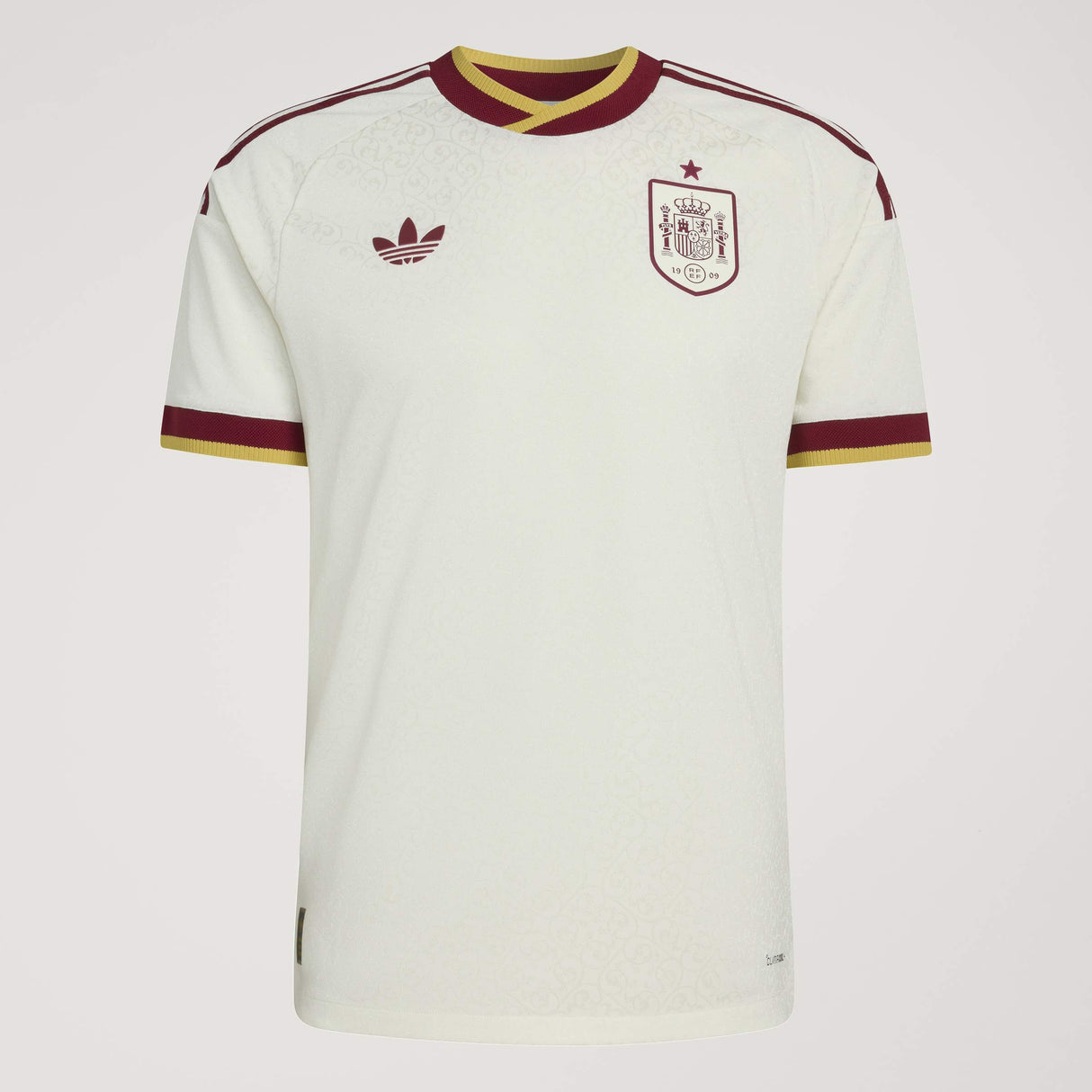adidas Spain Away Authentic Men's Soccer Jersey 2026 - White - Best Buy Soccer