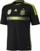 adidas Spain Away Jersey 14 Black/Yel - Best Buy Soccer
