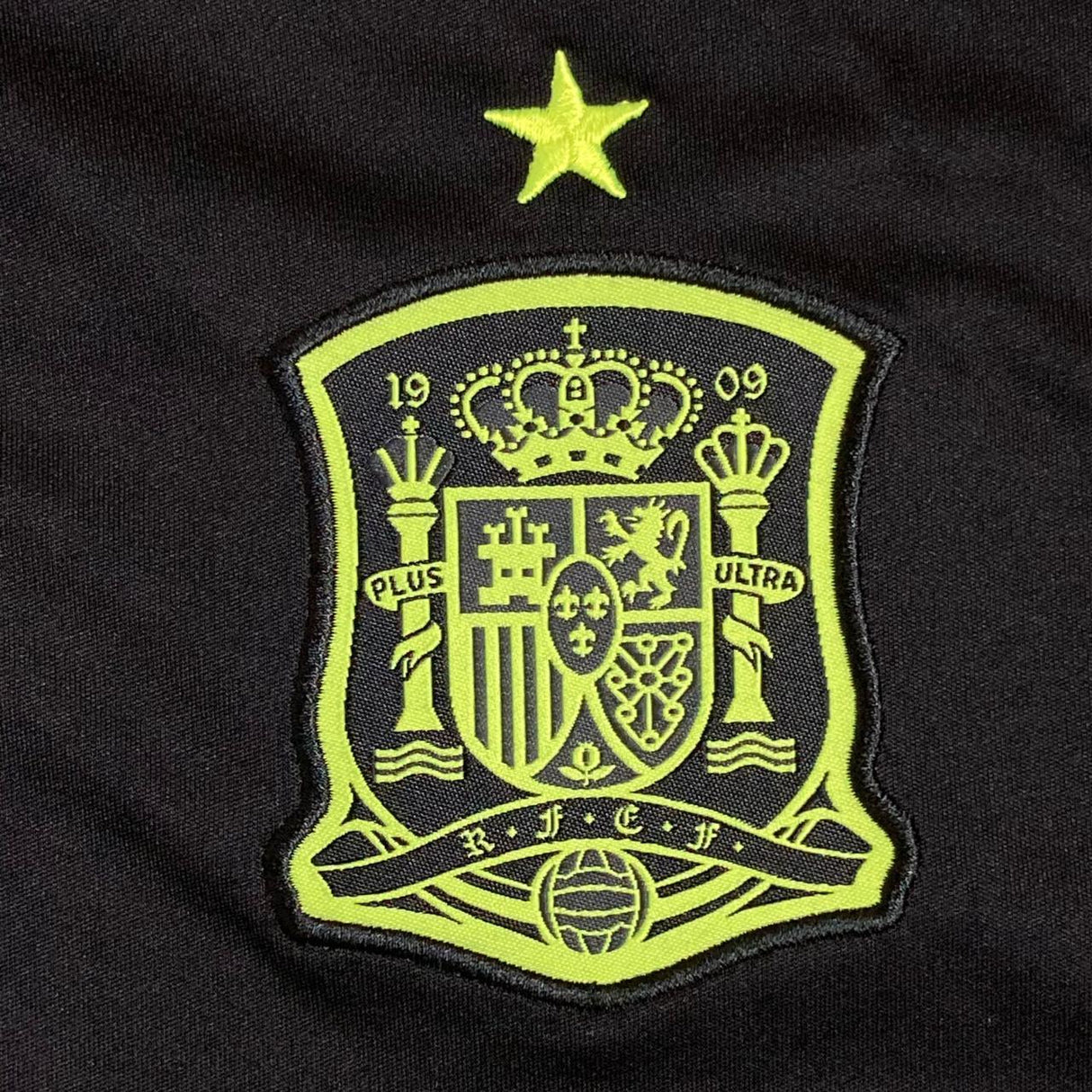 adidas Spain Away Jersey 14 Black/Yel - Best Buy Soccer