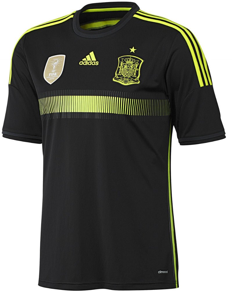 adidas Spain Away Jersey Youth 14 Black - Best Buy Soccer