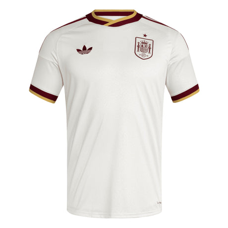 adidas Spain Away Men's Soccer Jersey 2026 - White - Best Buy Soccer