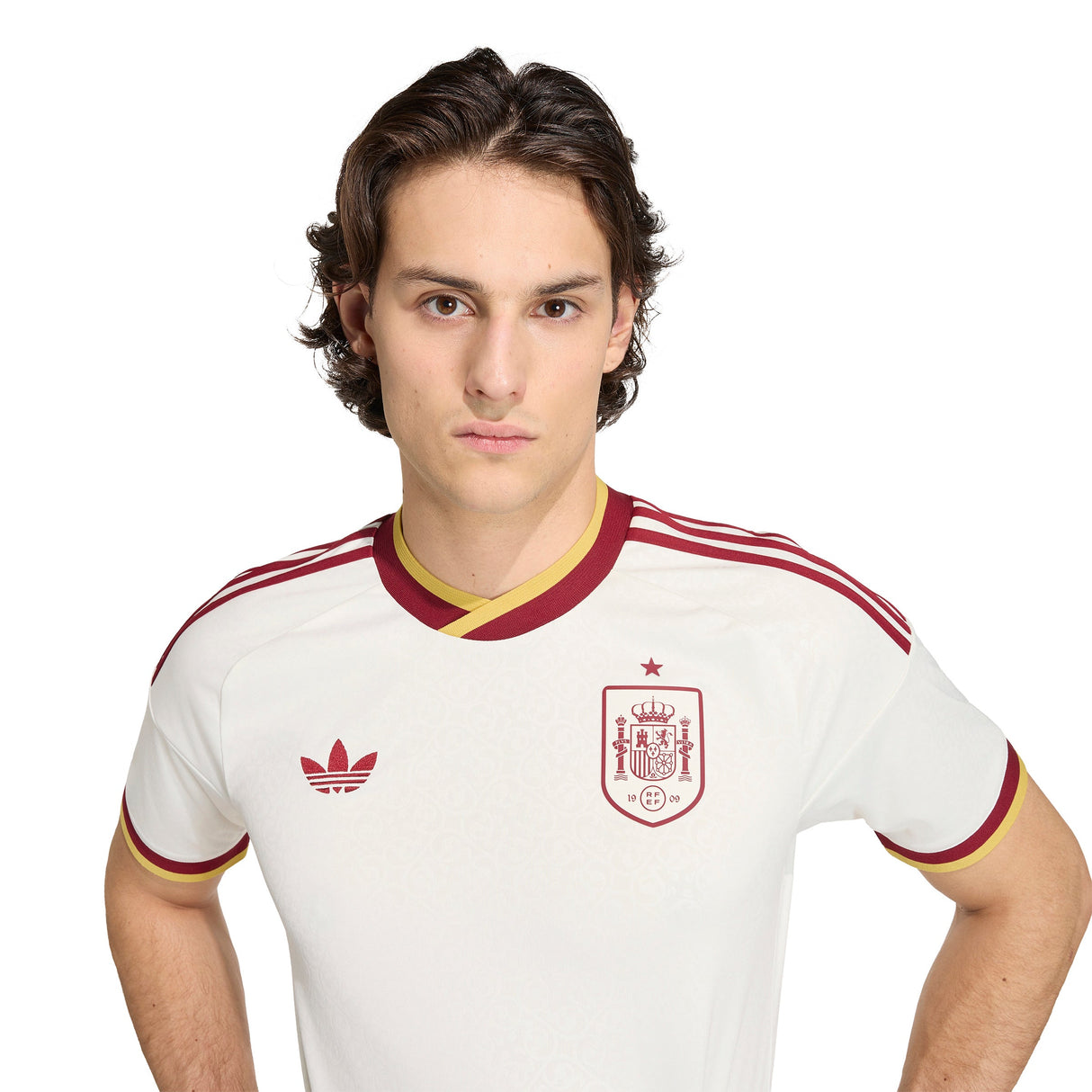 adidas Spain Away Men's Soccer Jersey 2026 - White - Best Buy Soccer
