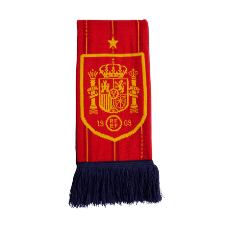 adidas Spain Football Soccer Scarf - Blue/Red/Yellow - Best Buy Soccer